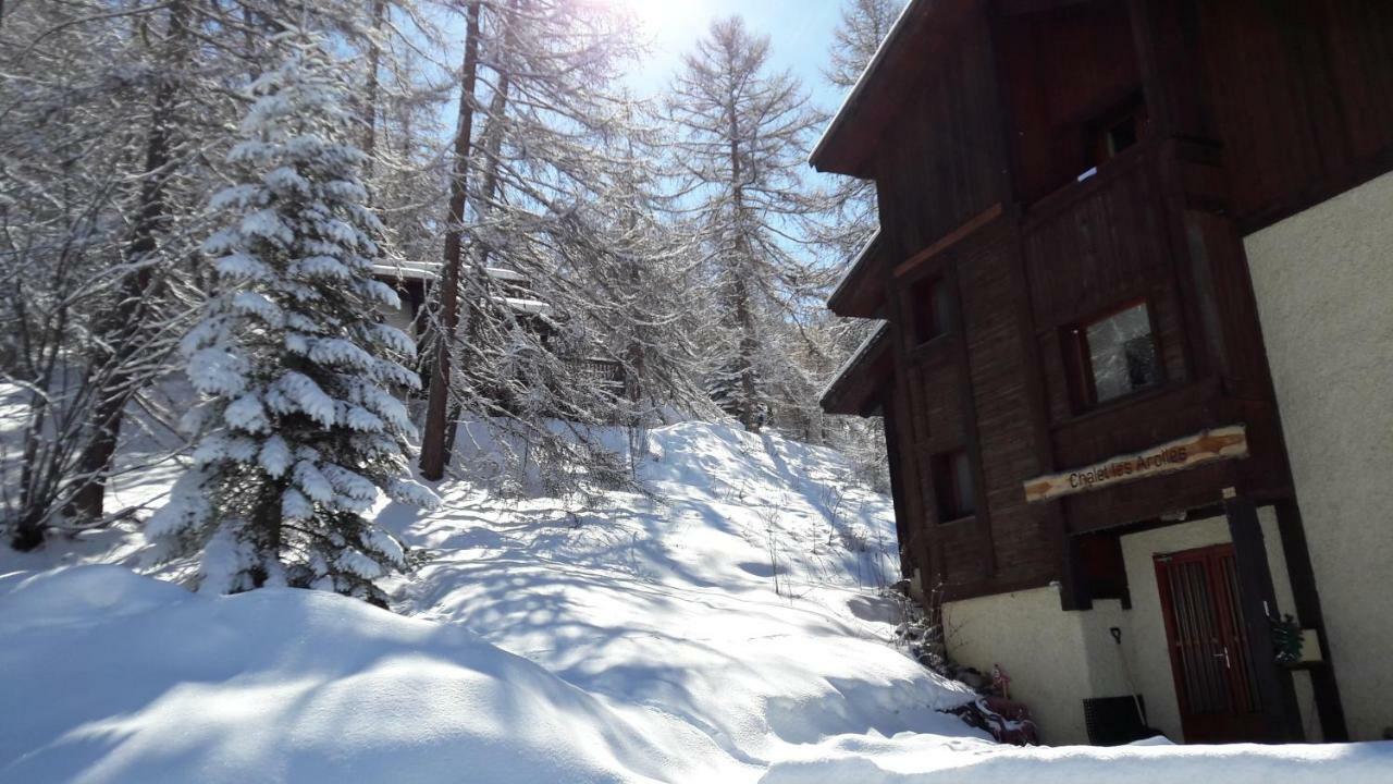 Chalet les arolles Les Orres Extérieur photo
